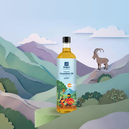 Cold Pressed Groundnut Oil