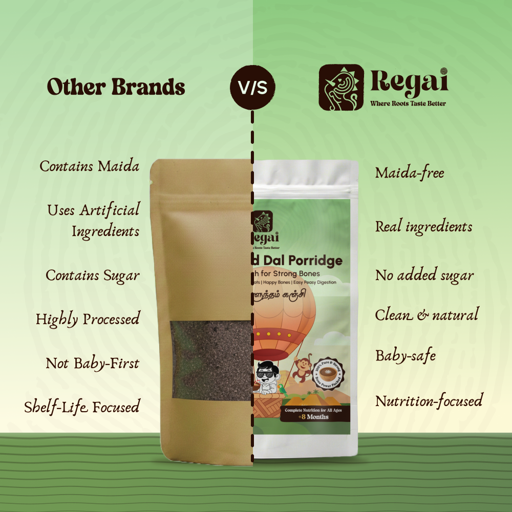 Black Urud Dal Porridge