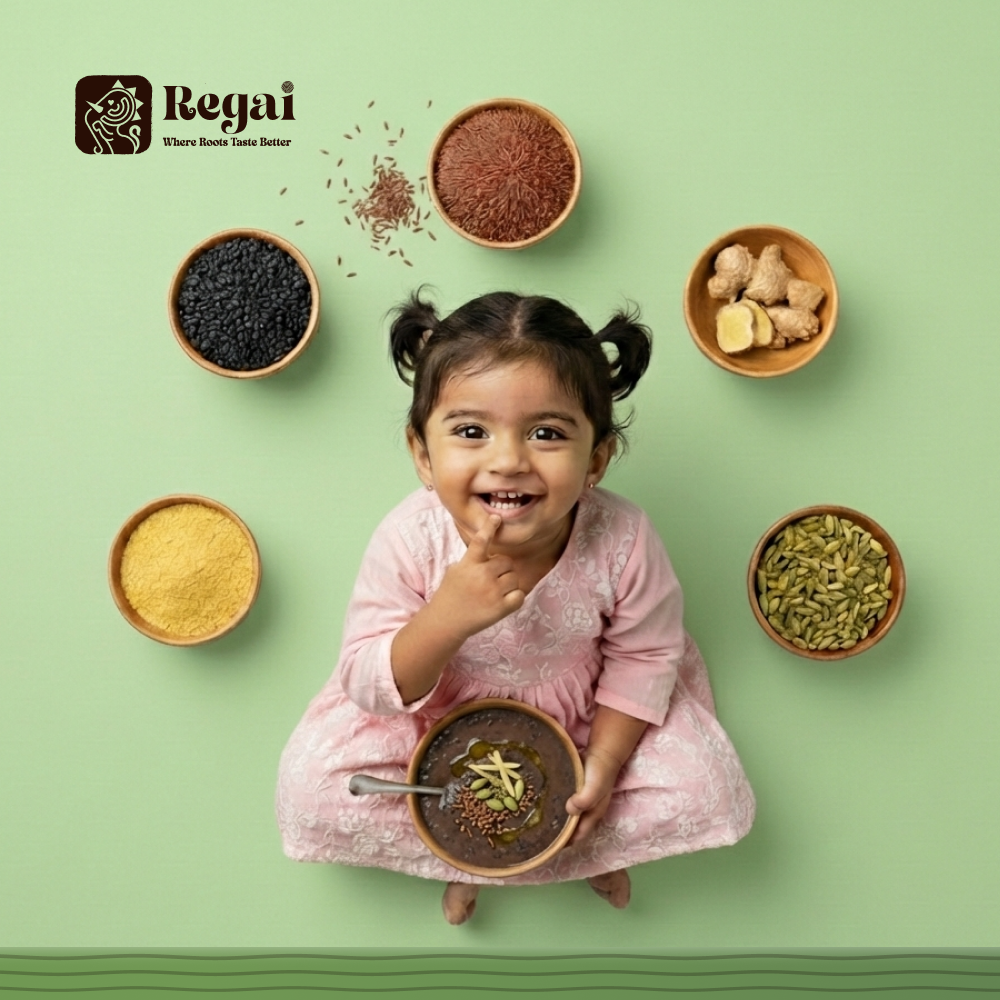 Black Urud Dal Porridge