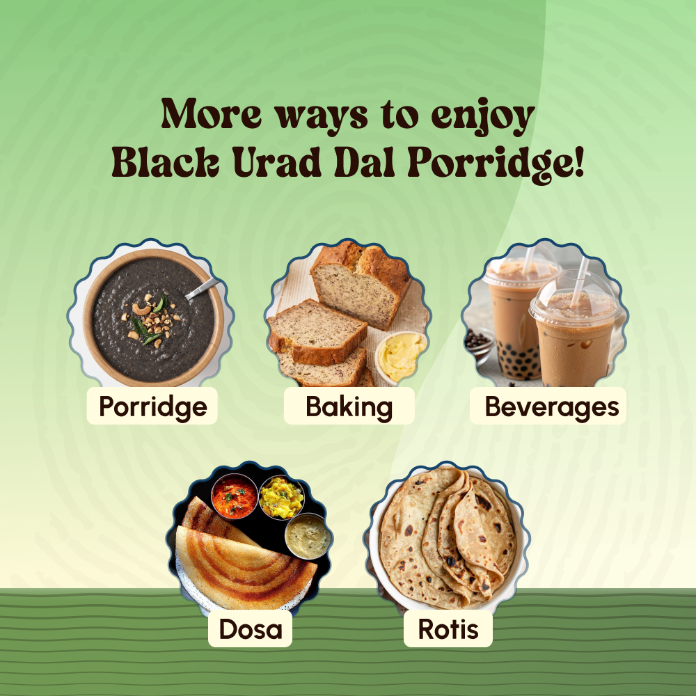 Black Urud Dal Porridge