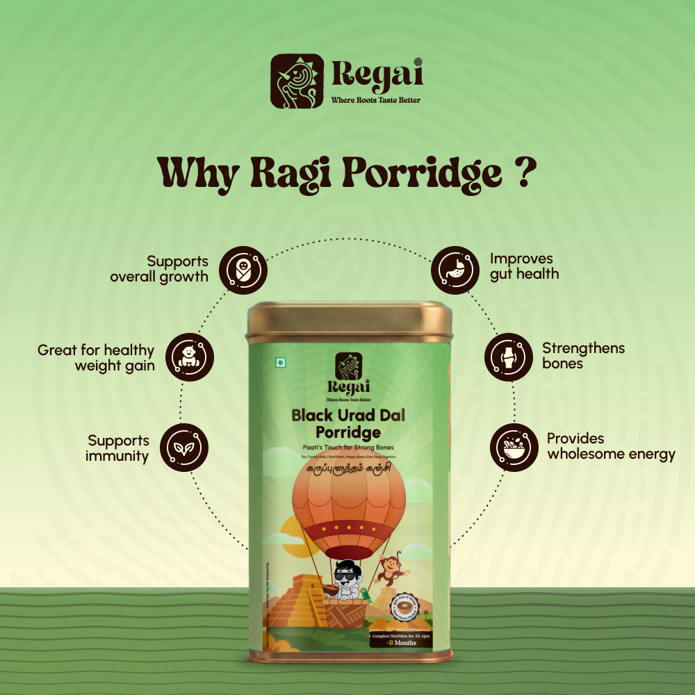 Black Urud Dal Porridge