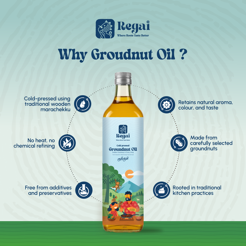 Cold Pressed Groundnut Oil