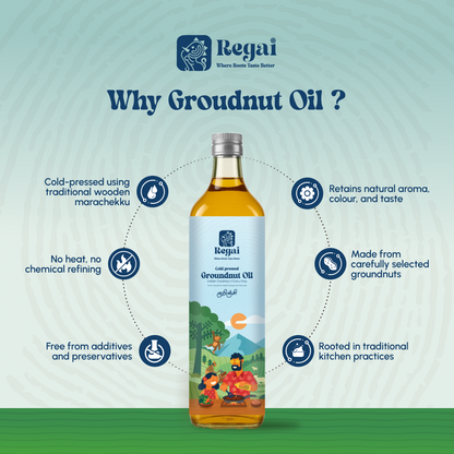 Cold Pressed Groundnut Oil