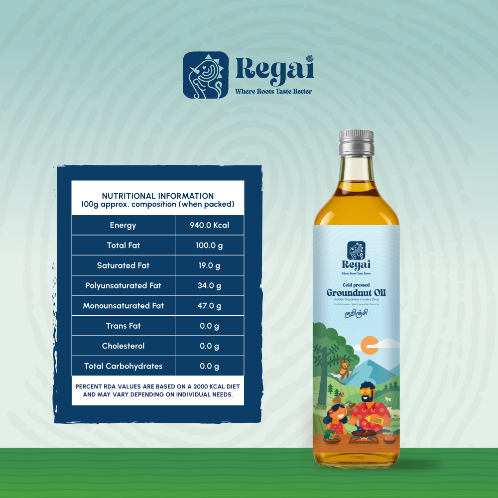 Cold Pressed Groundnut Oil