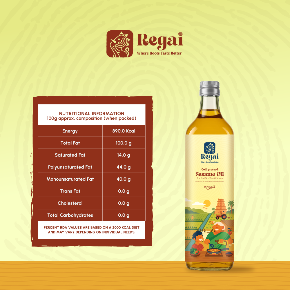 Cold Pressed Sesame Oil