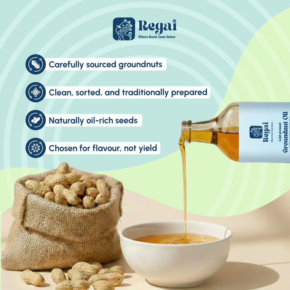 Cold Pressed Groundnut Oil