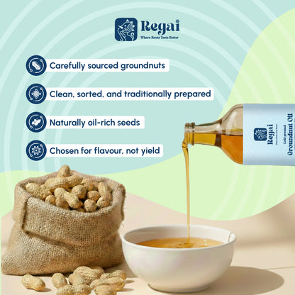 Cold Pressed Groundnut Oil